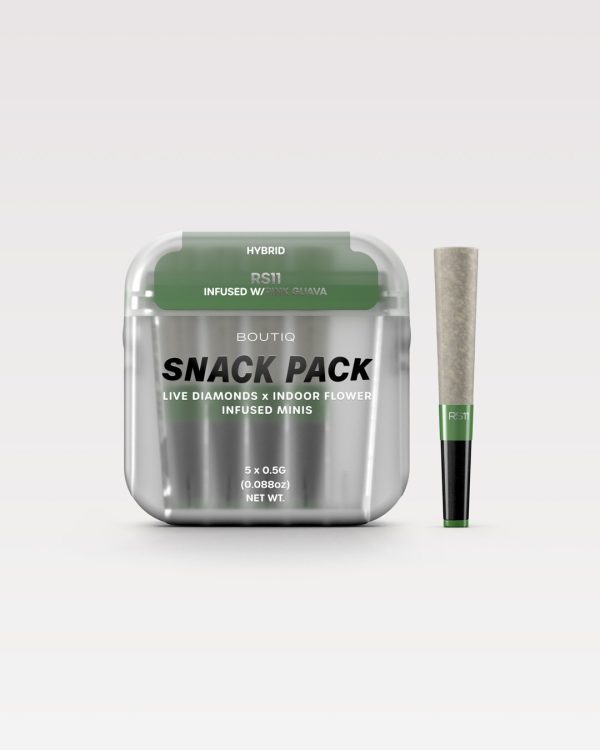 Boutiq Snack Pack Infused Pre-rolls (RS11 w/Pink Guava)